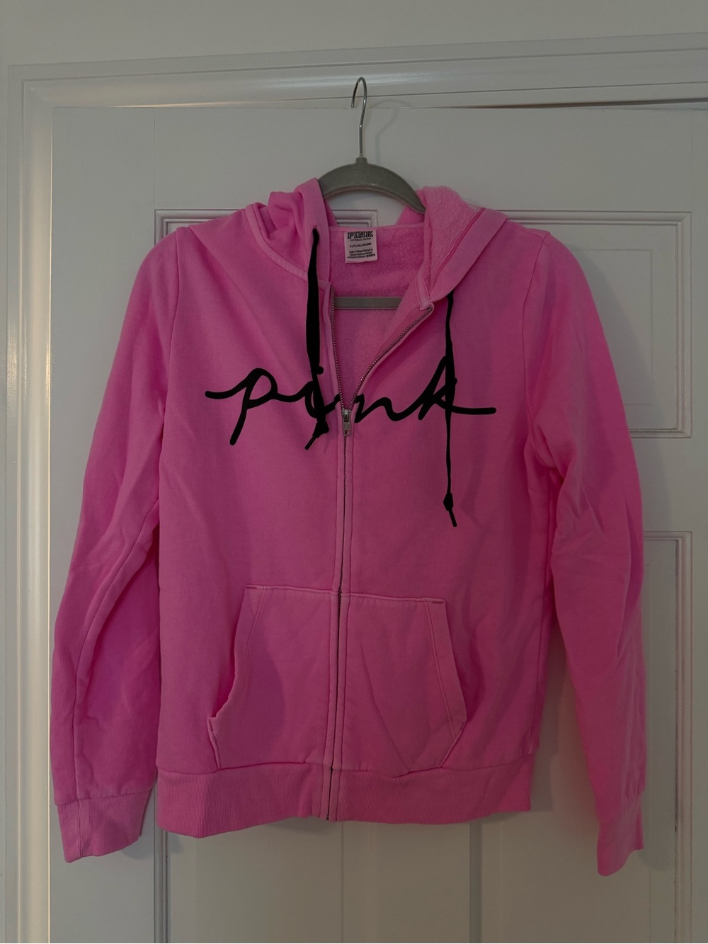 PINK Victoria's Secret Logo Zip-Up Hoodie Zip-up